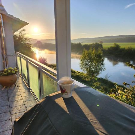 Haus An Der Weser Ferienwohnung Brevorde Exteriér fotografie